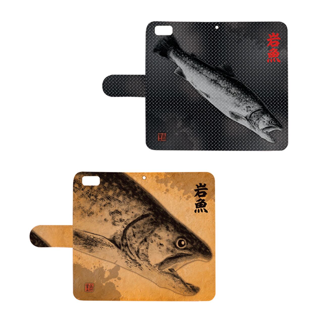 スマホケース【山女魚（ヤマメ）・手帳型】 | FISH PRINT ITEM SHOP