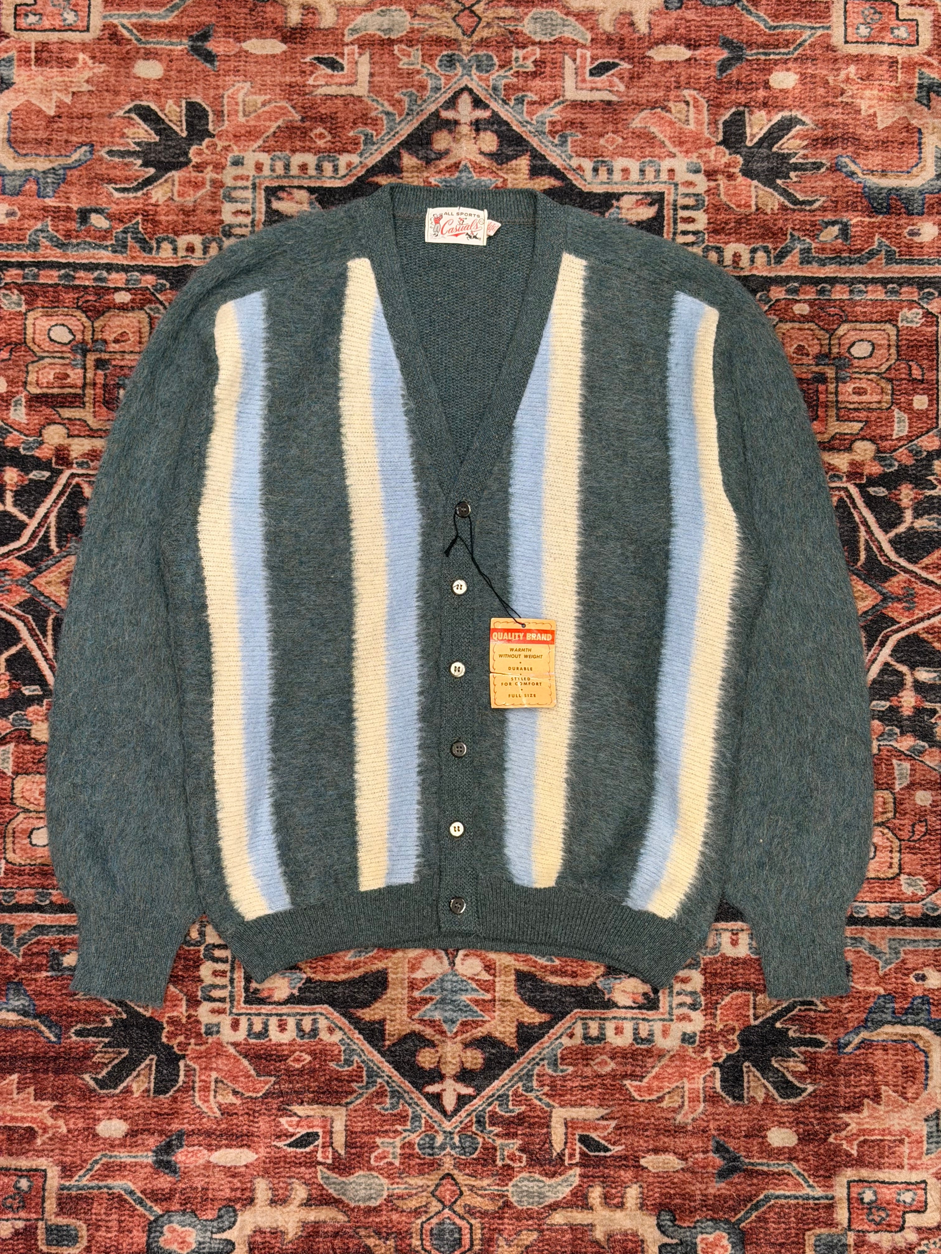 DEAD STOCK / Mohair Cardigan / 60s USA 】 デッドストック モヘア
