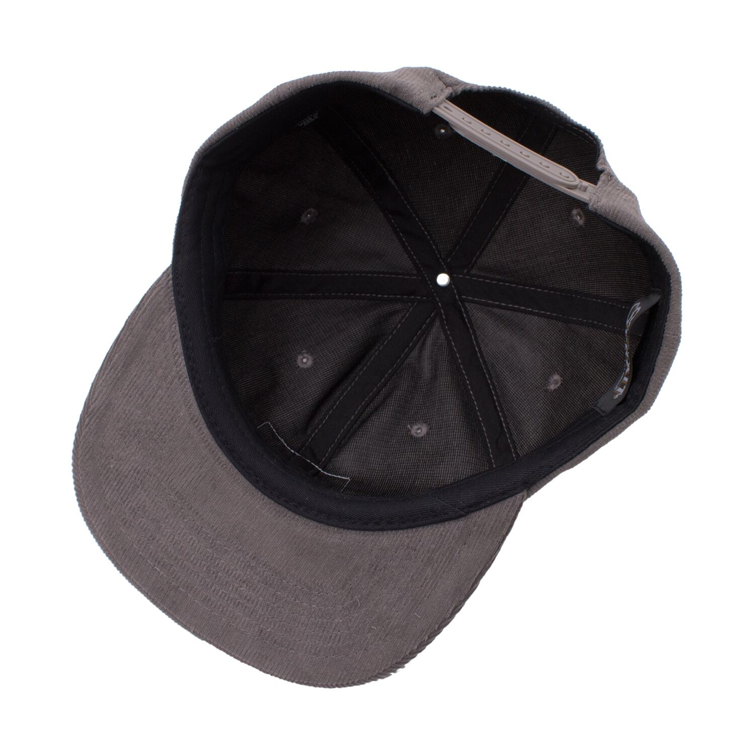 CORDUROY 6PANEL TAG CAP #BLACK