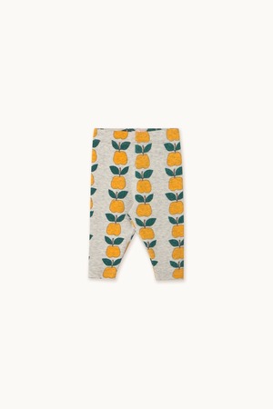 送料無料 tinycottons/APPLES RIB BABY PANT - light cream heather