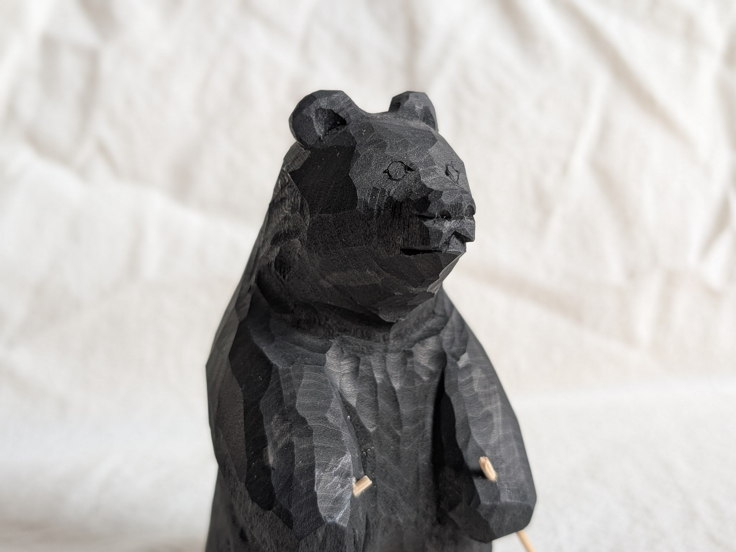 川口直人 ボーゲン熊 #2 | 木彫りの熊 | inoya | Basic Life Store