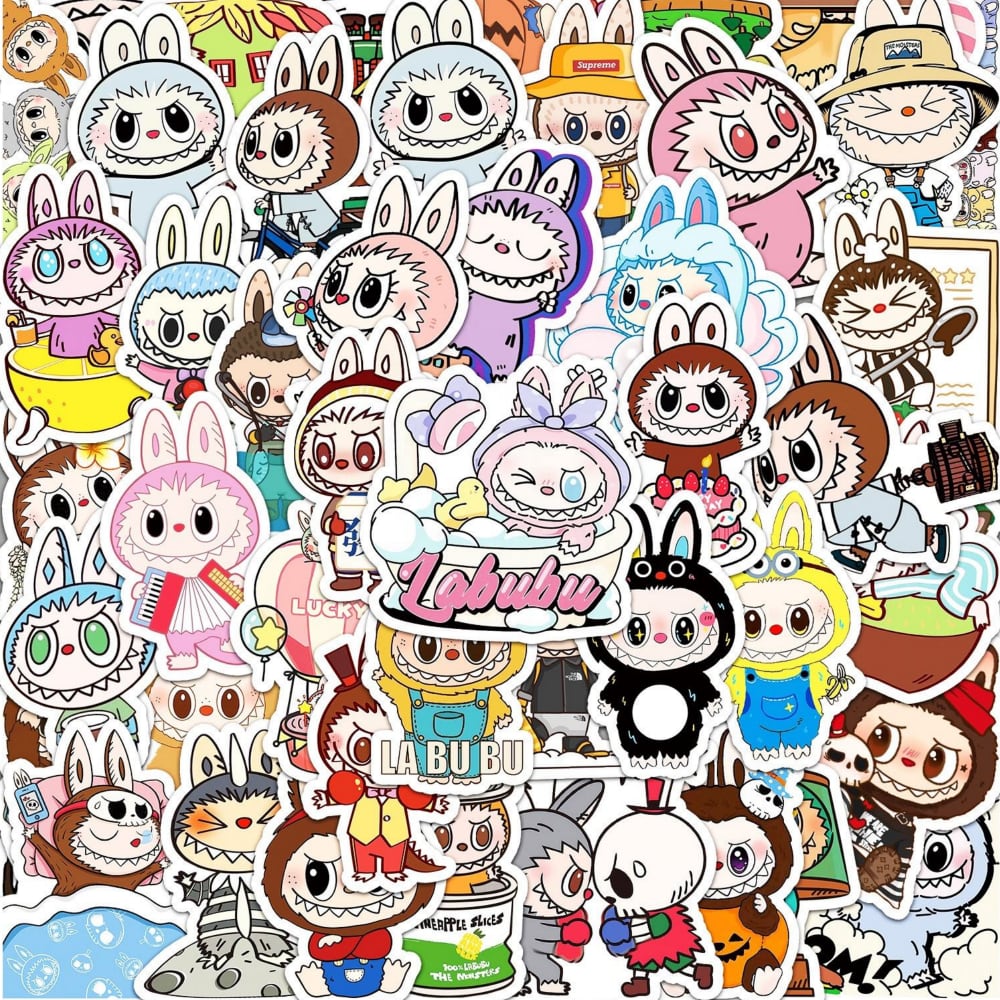 LABUBU] ダイカットシール (全50枚) | ラブブ らぶぶ キャラクター