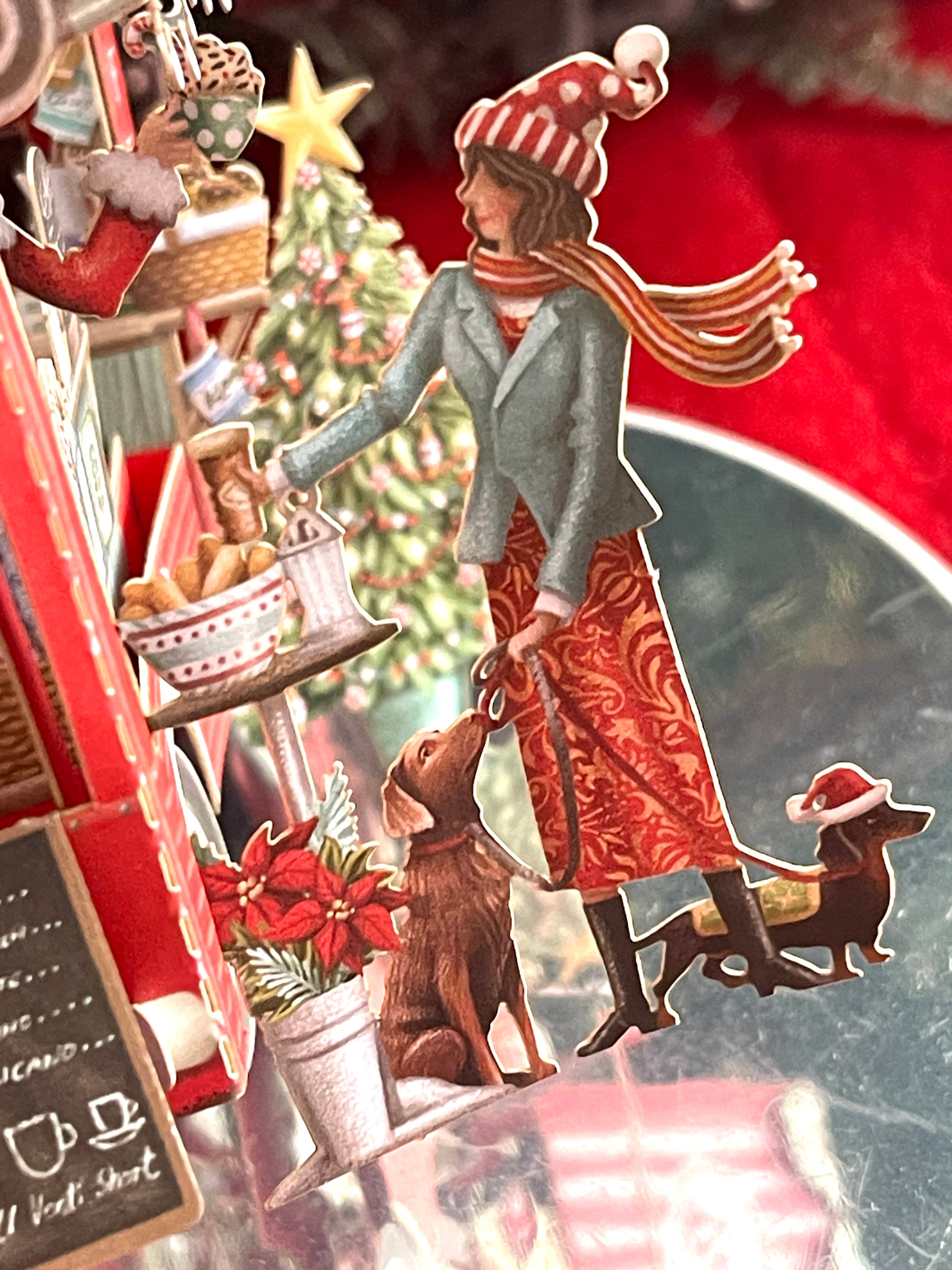 ◇Me&McQ◇コーヒーショップ◇サンタのラテ◇クリスマスカード