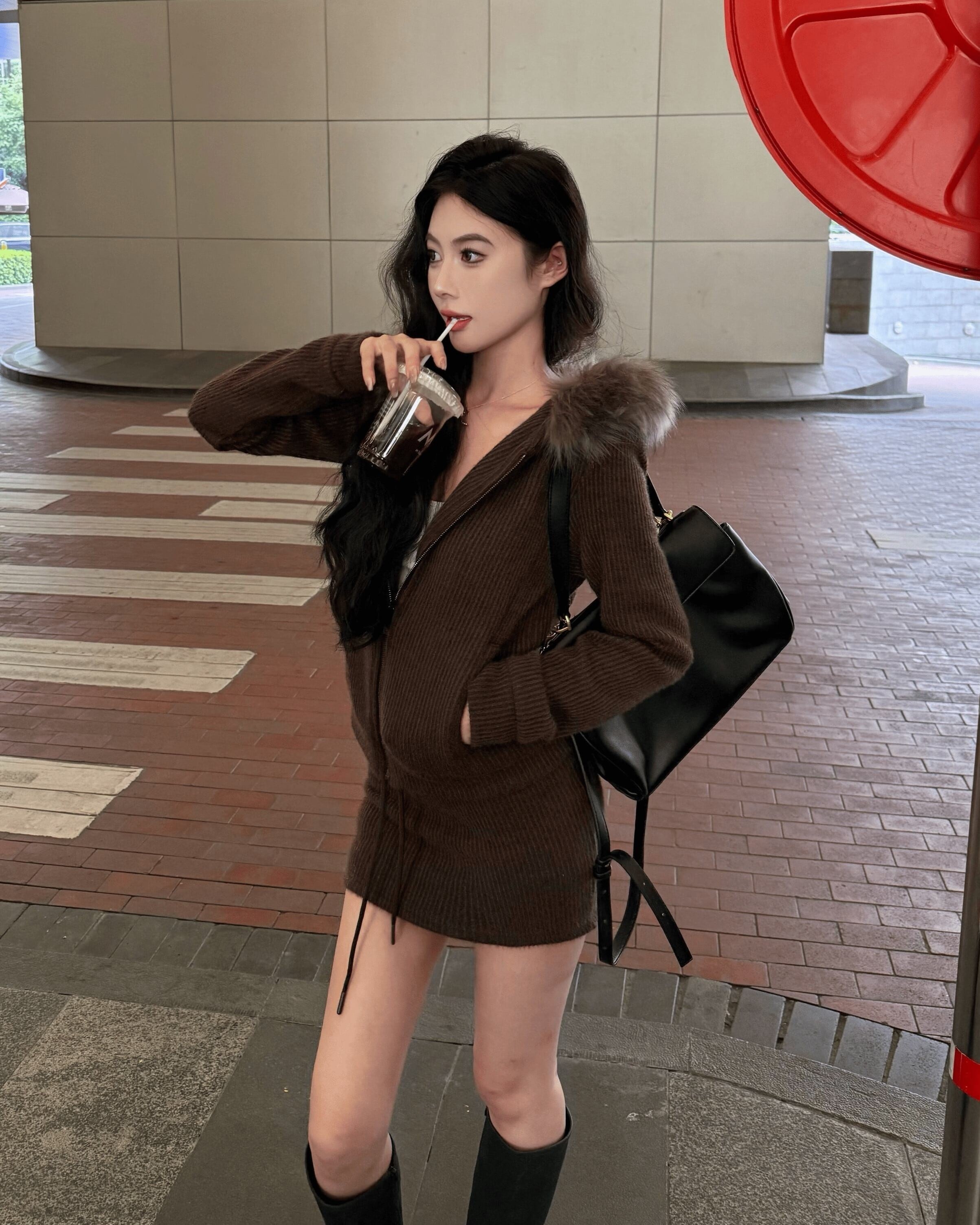 フードファーニットセットアップ V4538