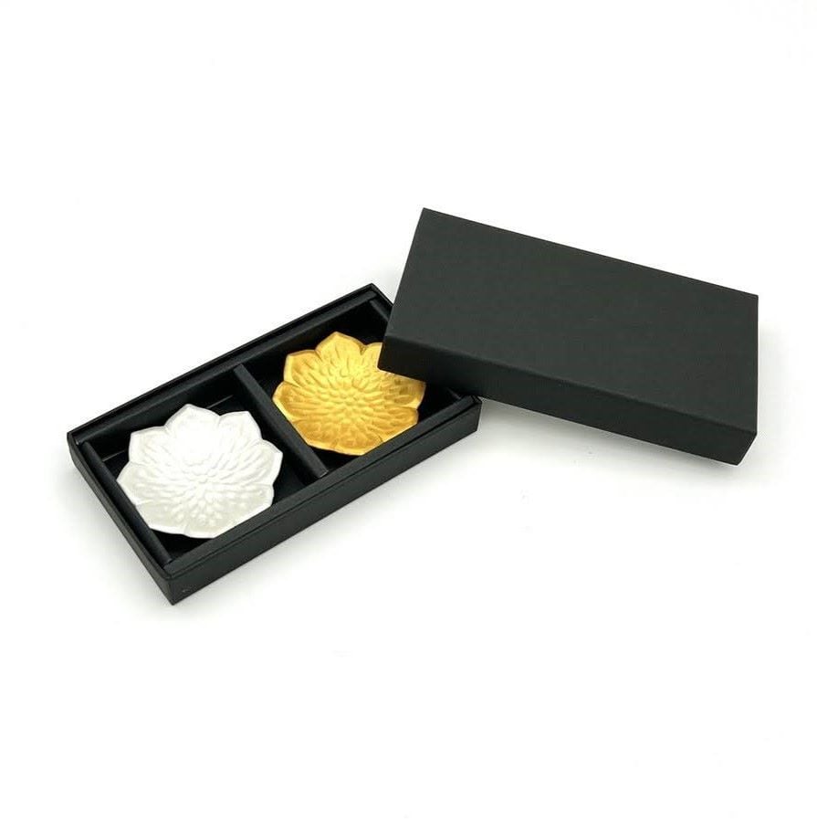 華豆皿(箸置き) 専用化粧箱 2個用 | 有田焼窯元 貝山窯