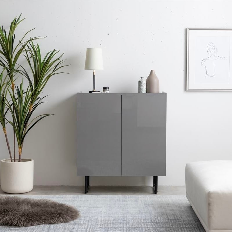 新品】幅70㎝ キャビネット ナチュラル フリル アウトレット チェスト