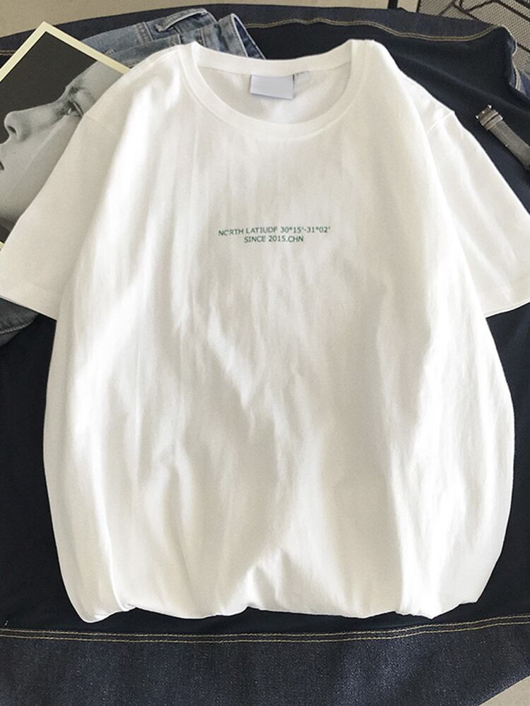 全2色 Tシャツ カットソー プリント カジュアル シンプル