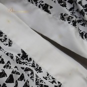 フラダンス 衣装 パウスカート ホワイト系 ALOHA FABRICS カヒコ柄 花柄 シングル ハワイアンプリント アロハ 白 黒 ブラック系 モノトーン レッスン 練習 フラ ダンス かわいい スカート かっこいい ダンス衣装 おしゃれ