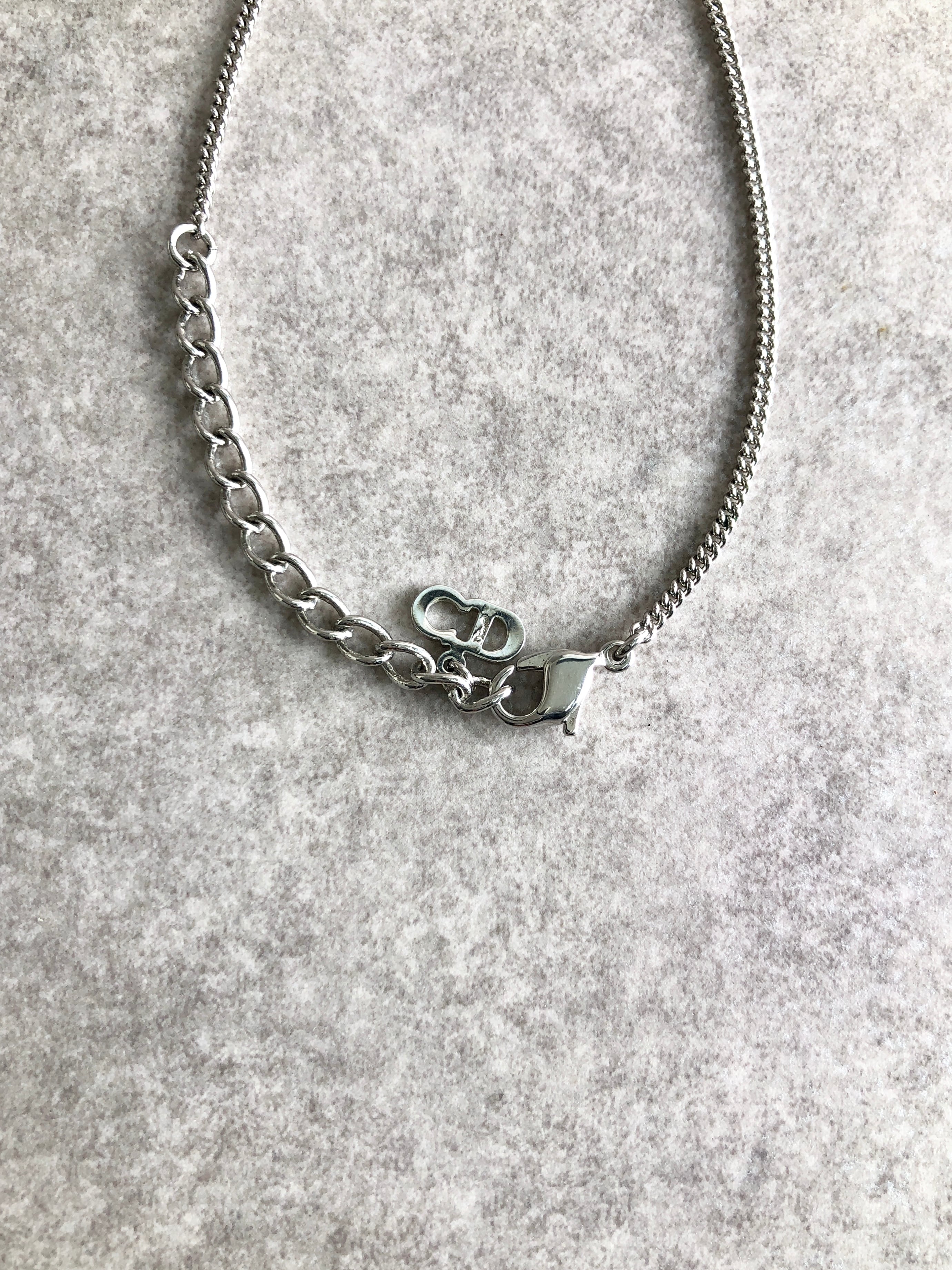 Christian Dior クリスチャン ディオール ブレスレット シルバー ロゴ