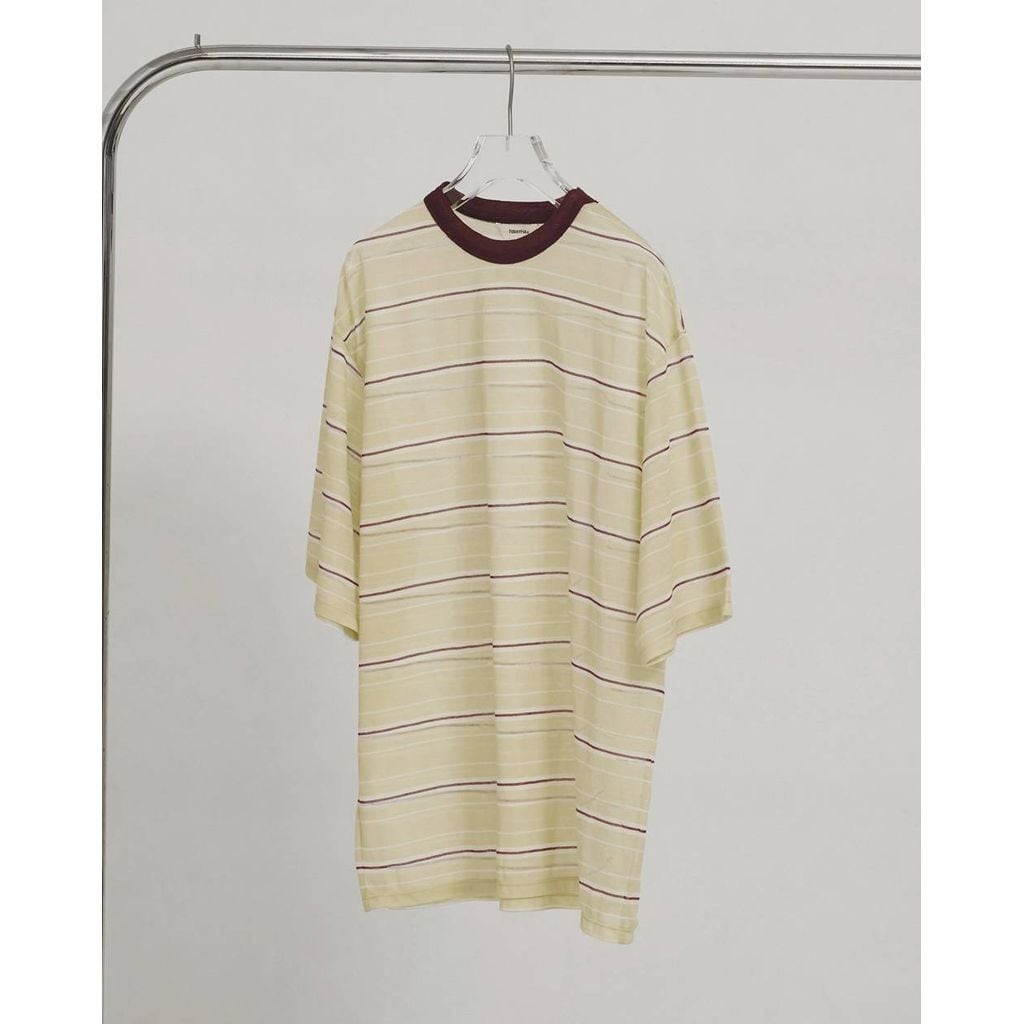TODAYFUL Sheer Border T-shirt | MAROON WEBSTORE