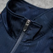 adidas 3 line track jacket navy × orange
