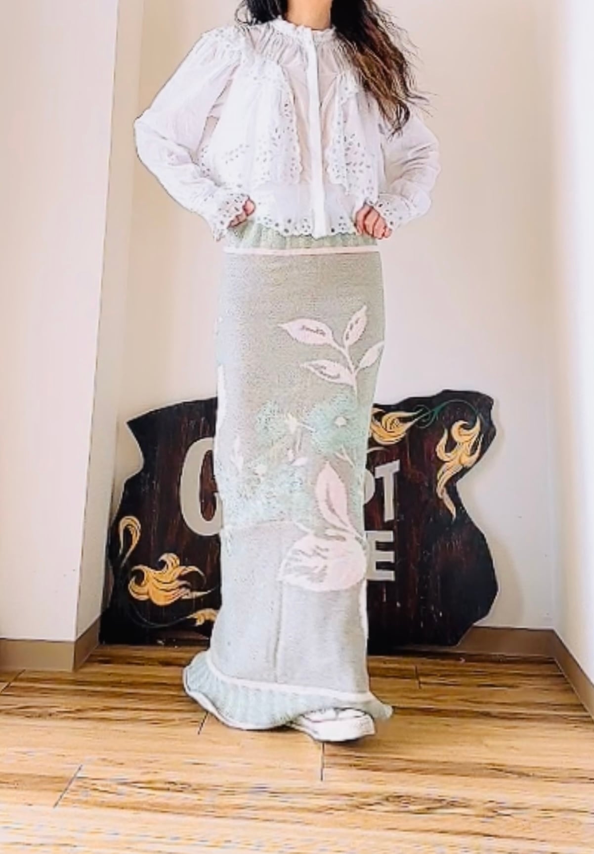 再販!受注生産 ヴィンテージラグ スカート