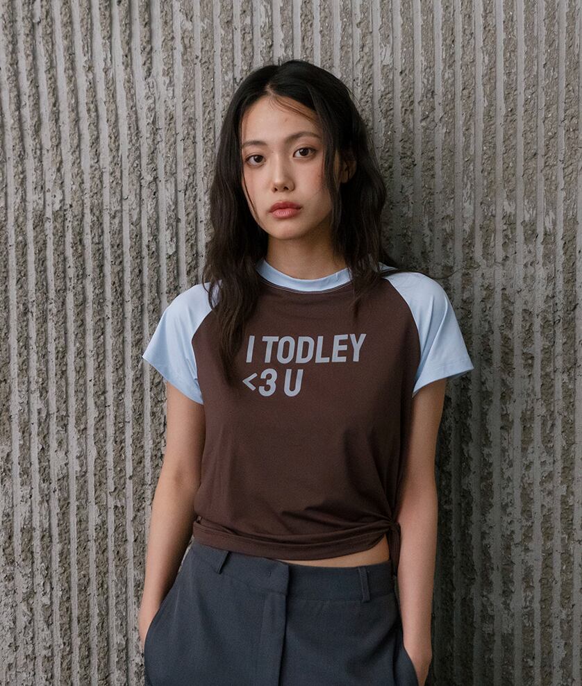 Human/予約【todley】Toley Love u Cool T (brown)