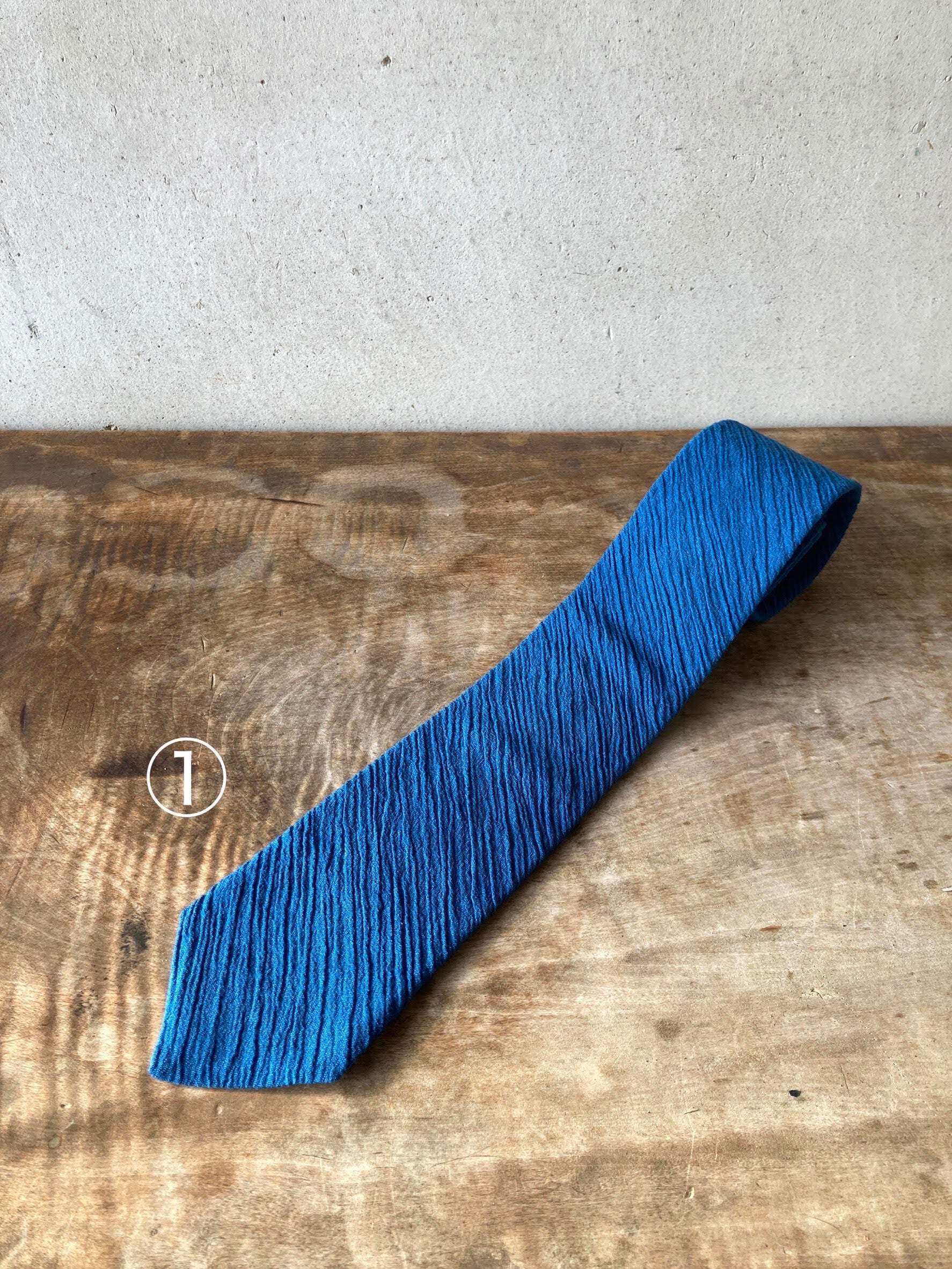 藍染 ネクタイ | 藍染工房ちずぶるー / Japanese Indigo Blue Dye