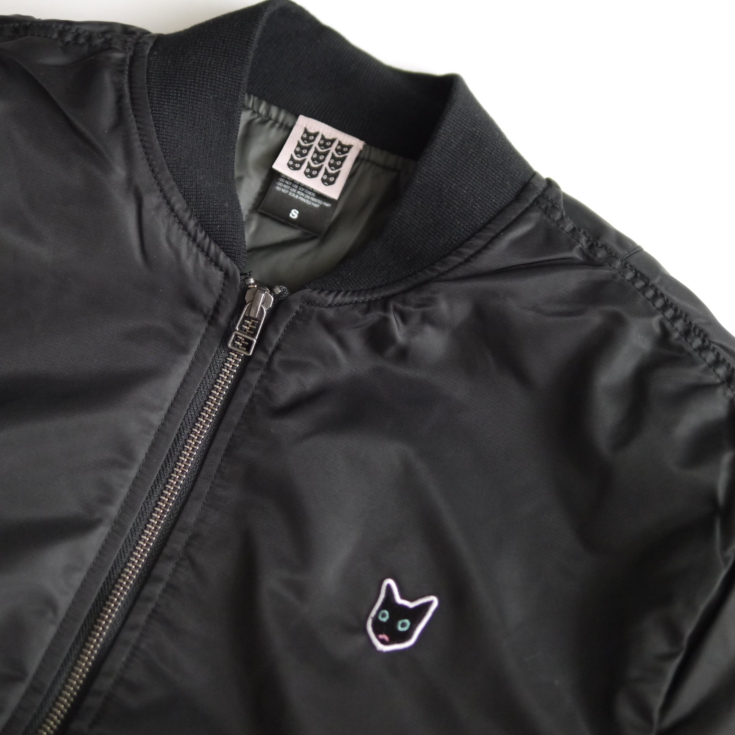 黒猫.MA-1ジャケット_ブラック | MM20a TENNIS WEAR