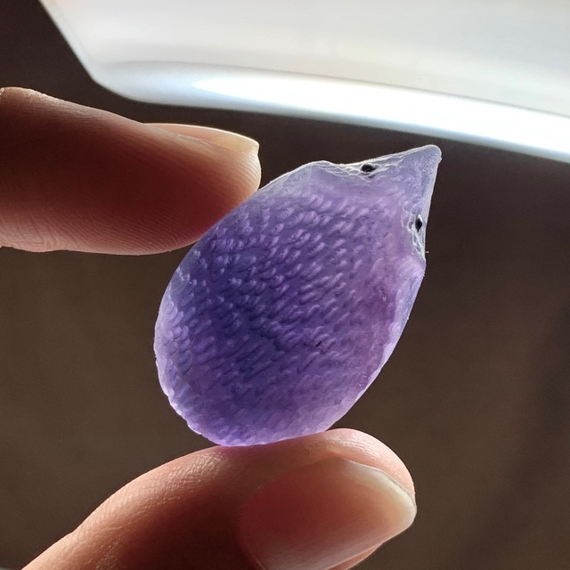 024.可愛い色合い☆フローライト ハリネズミ