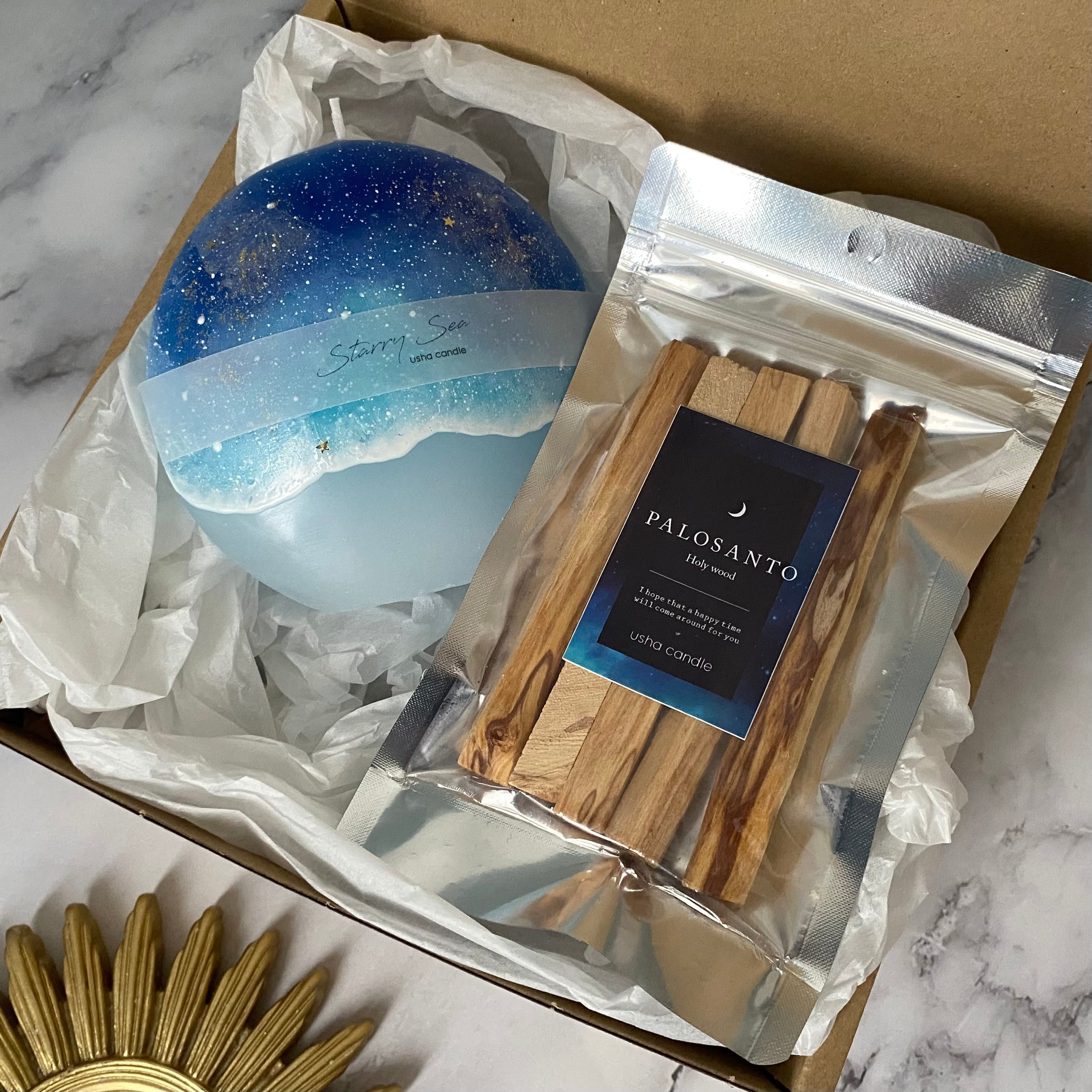 Starry sea & パロサントセット | usha candle
