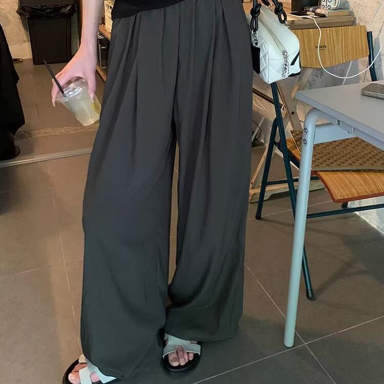 ワイド ハイウエストフルレングス パンツ 1color APA0001