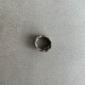 Karen silver ,medium braid ring