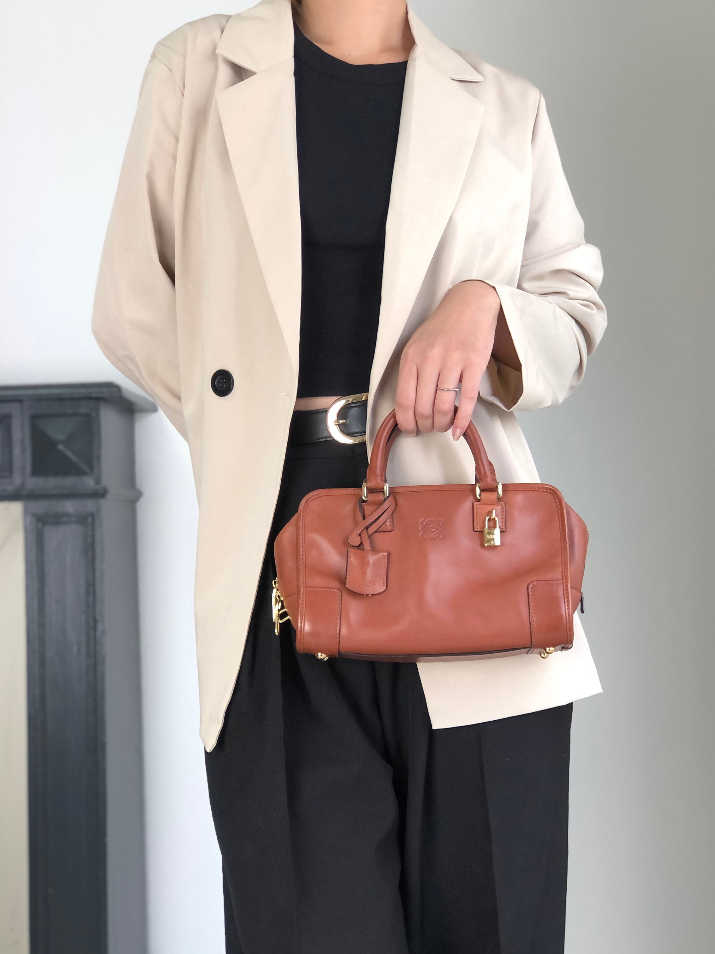 【美品】LOEWE ロエベ 6連 キーケース アマソナ アナグラム レザー LOEWE ロエベ アナグラム レザー 6連 キーケース キャメル