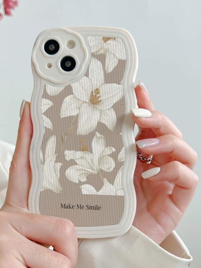【S497】lily wave iphone case ★