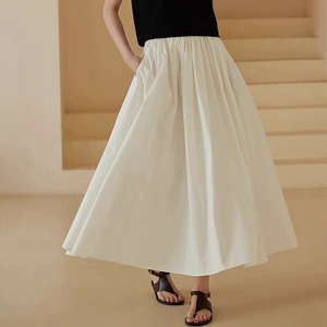 slim high waist large skirt W00333