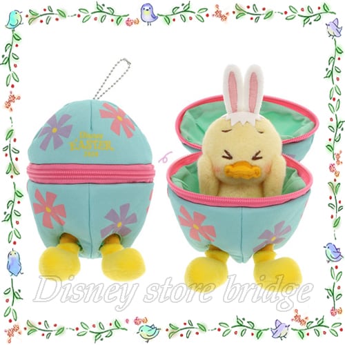 花柄 ぬいぐるみバッジ ぬいば うさピヨ 2020 ディズニー 限定 公式 イースター うさぴよ