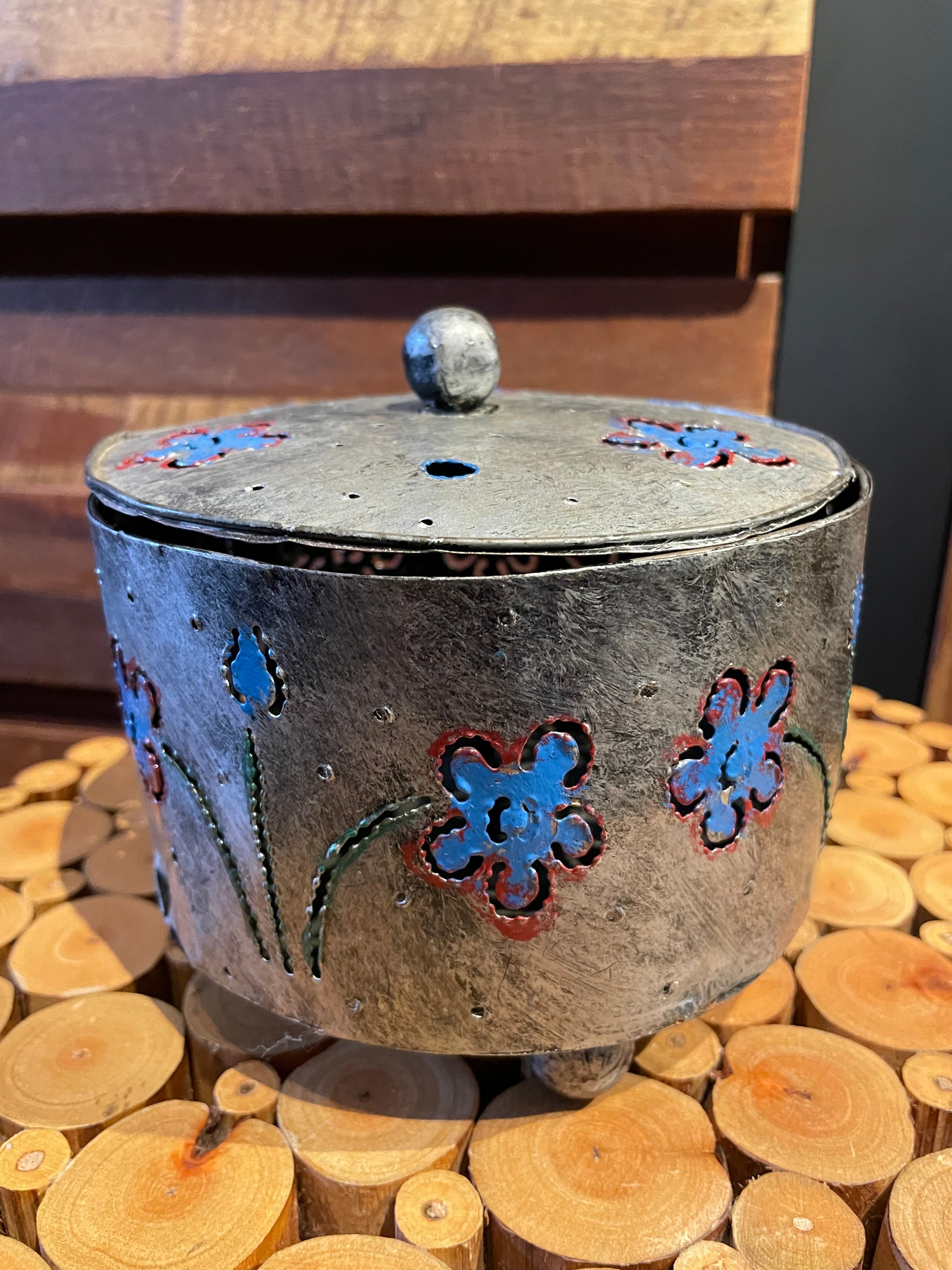 蚊取り線香ホルダー 蚊取り線香スタンド ブリキ 生活雑貨 小物入れ