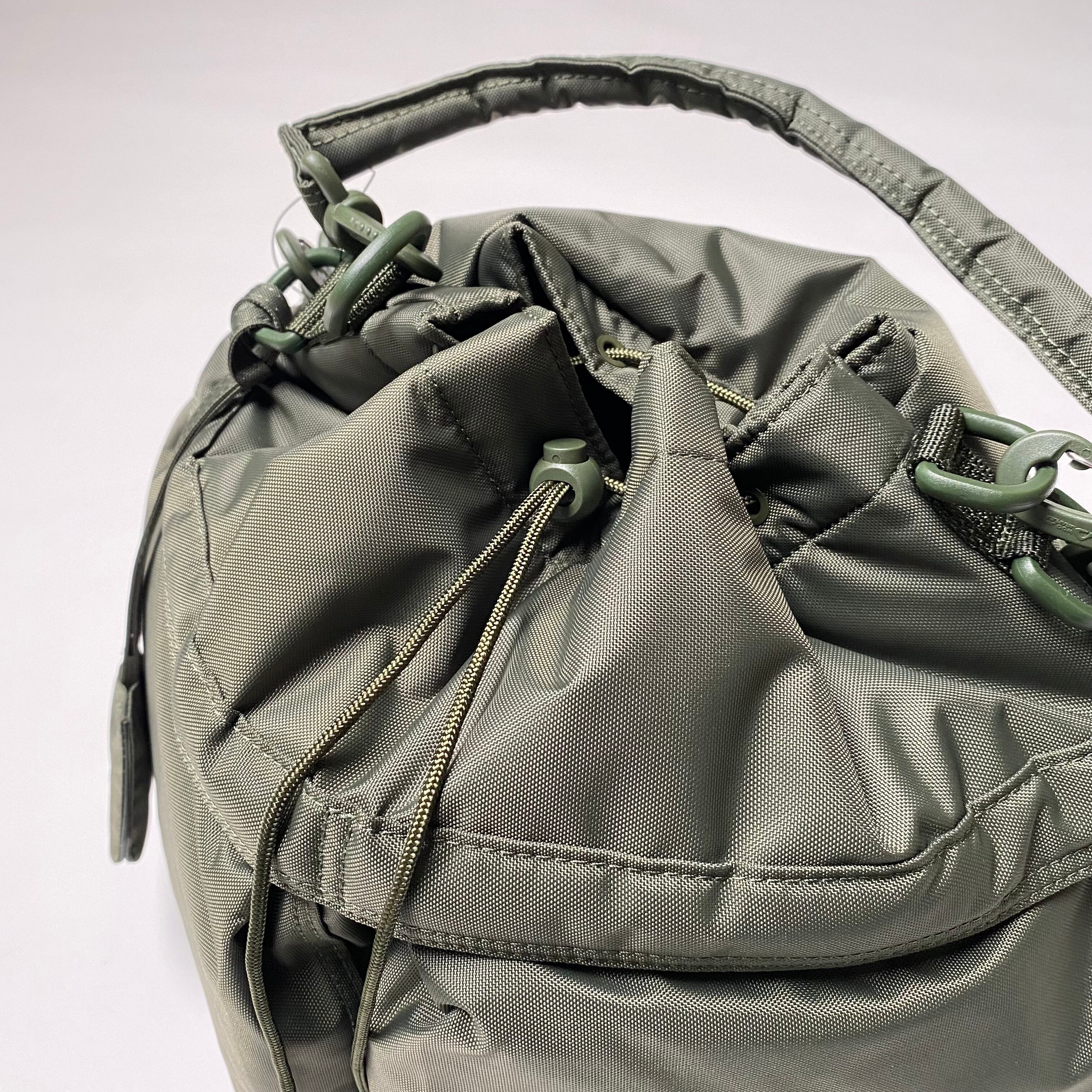 HYKE【ハイク】 2 WAY TOOL BAG ( LARGE SIZE ) No.19251 OLIVE DRAB. | glamour  online powered by BASE
