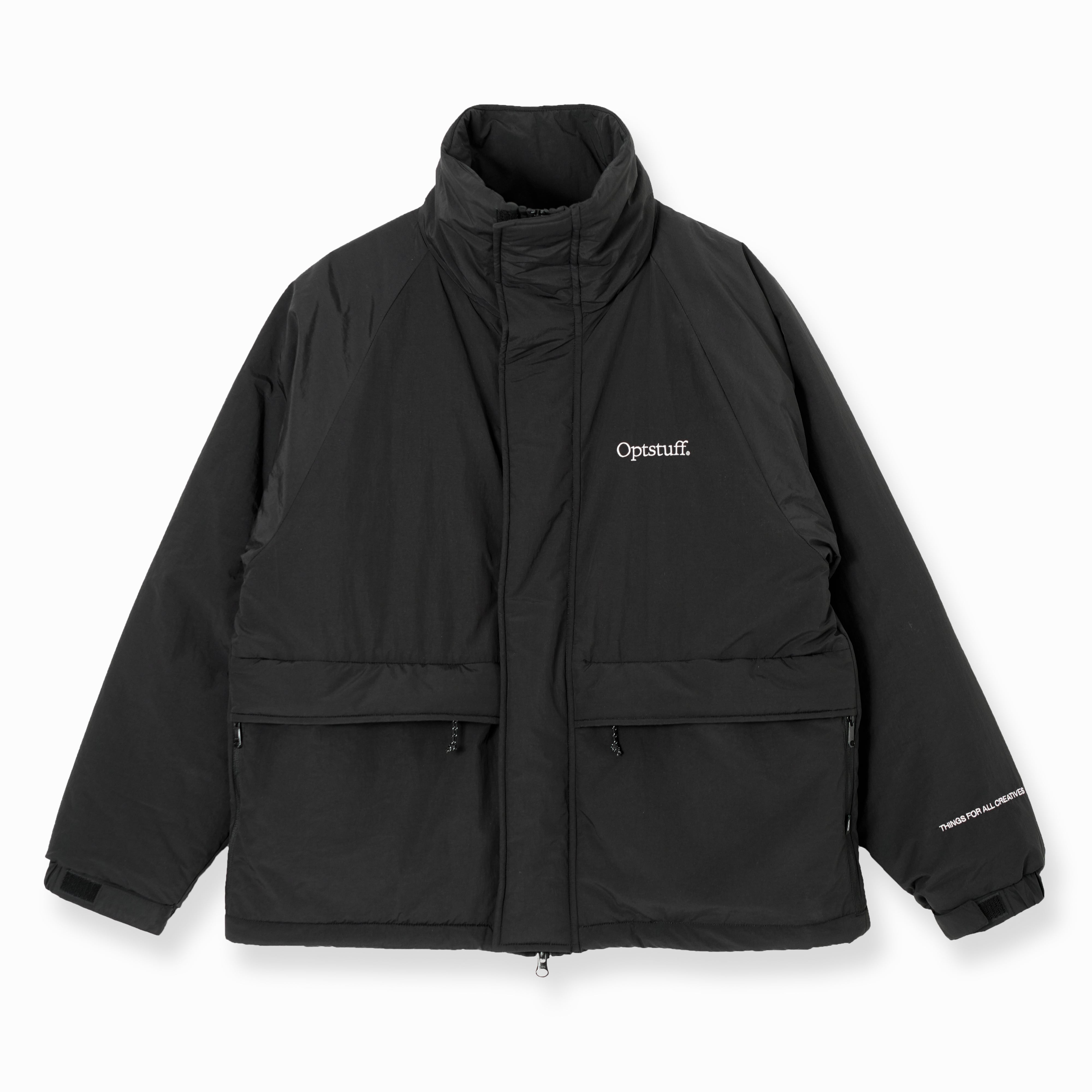 ジャケット・アウター Optstuff CREATOR'S PUFFY JACKET OPTSTUFF] CREATOR'S PUFFY JACKET (BLACK) | OPTSTUFF