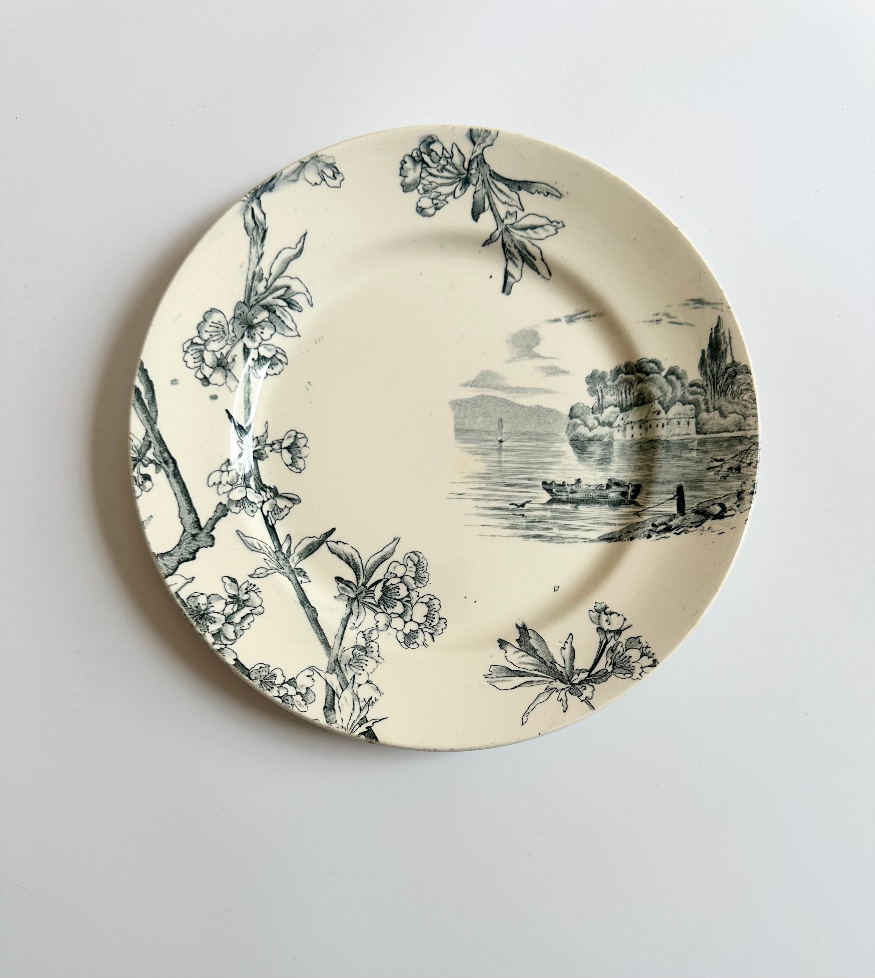 フランス アンティーク クレイユモントロー Primevre サクラソウ