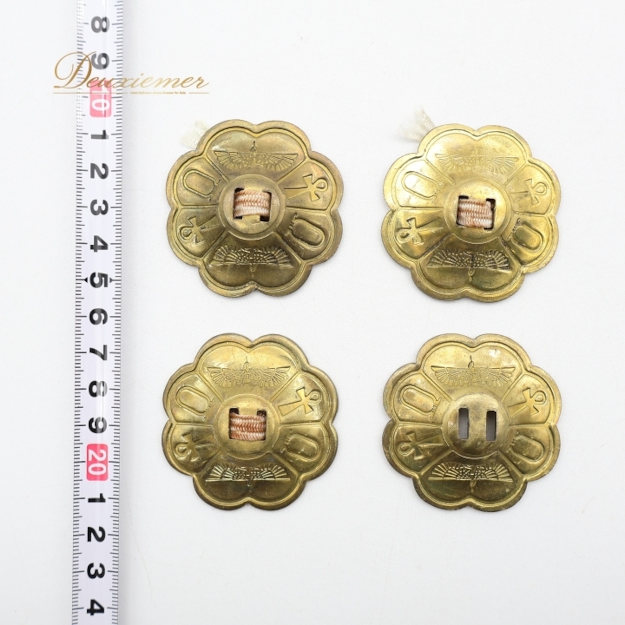 ベリーダンス ジル フィンガーシンバル ゴールド系 金 ペア 両手 1組 ミニシンバル 柄 ダンサー 小物 小道具 模様 ダンス用品 ダンス小物 練習 レッスン イベント ステージ