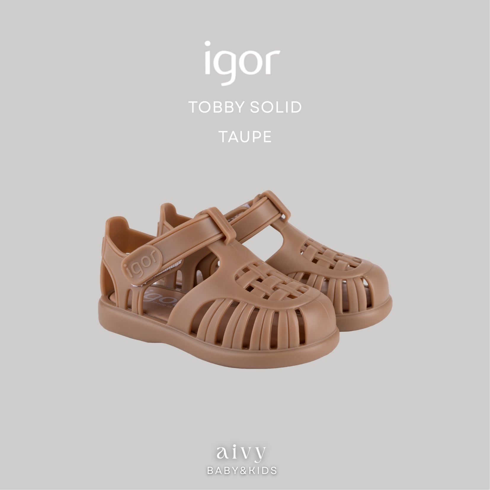 【予約/送料無料】igor / TOBBY SOLID / TAUPE