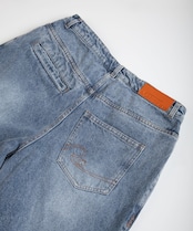 【#Re:room】VINTAGE TUCK WIDE DENIM［REP208］