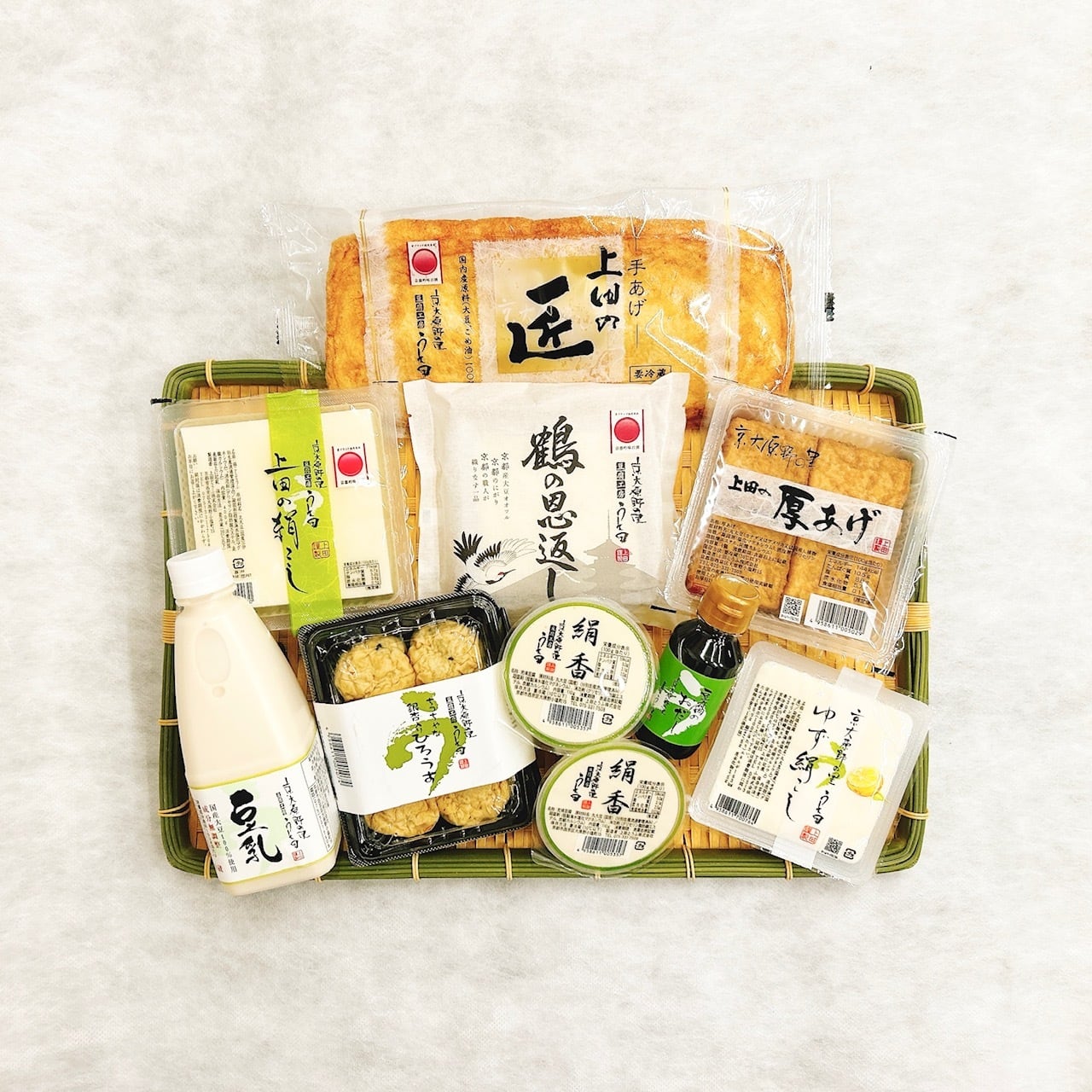豆腐セット 大原野 | 豆腐の取り寄せ・通販は京都 上田とうふが