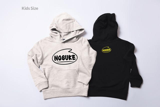 【Kids】6NOSUKE Logo Front(Big)/Back(Small) Print Hoodie