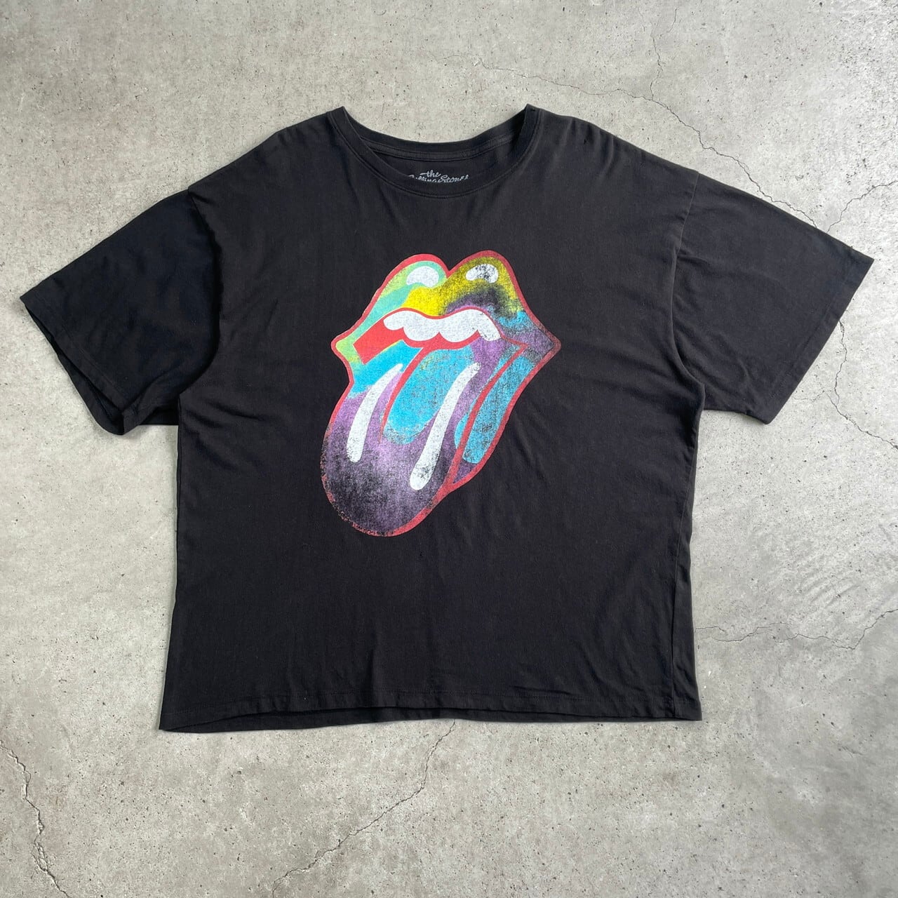 The Rolling Stones ローリングストーンズ ロゴプリント ロゴTシャツ