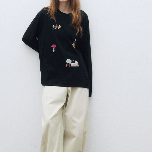 Illustration Print  T-Shirt【4color】  T3550