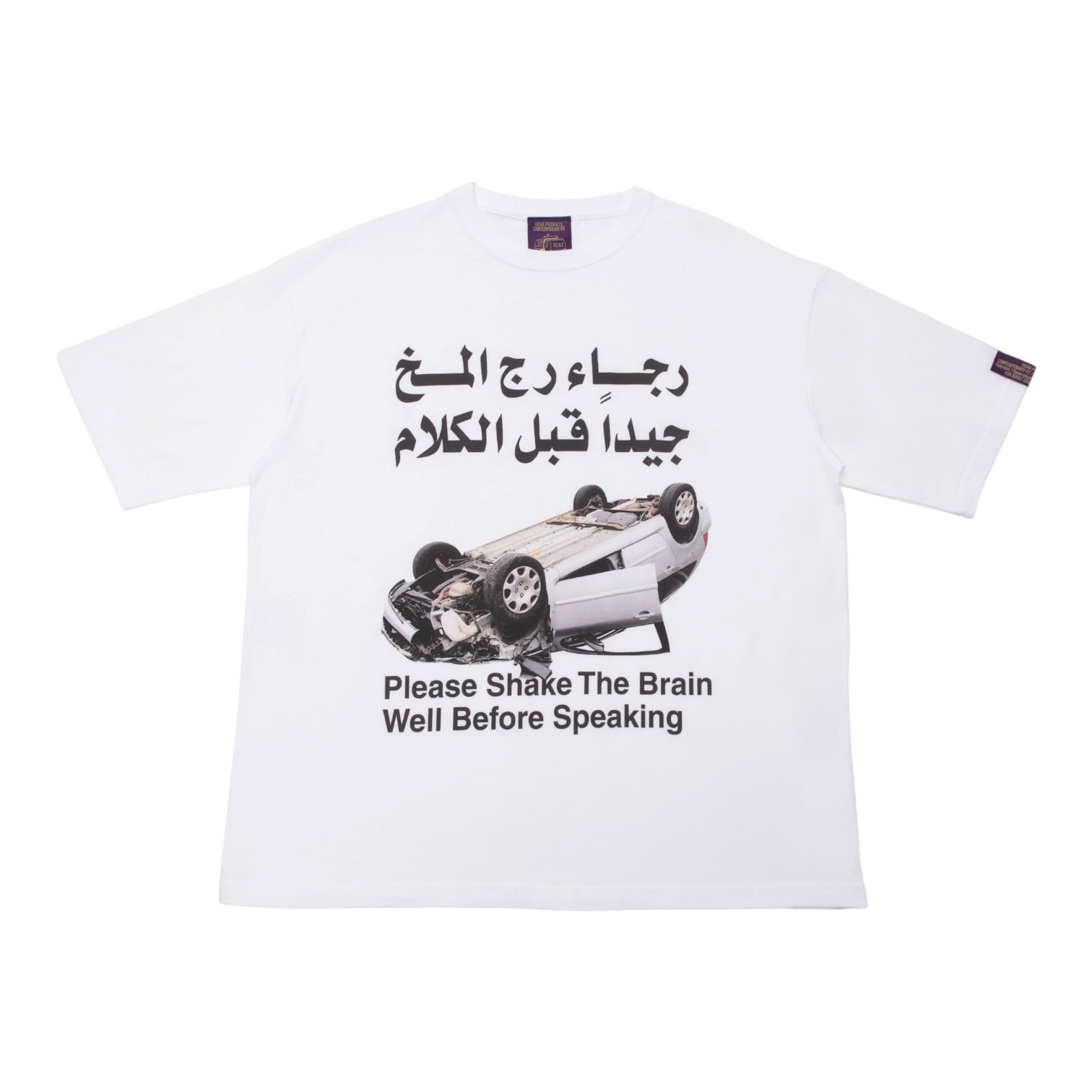 【HOAX PRODUCTS】Crash Tee (White)〈国内送料無料〉
