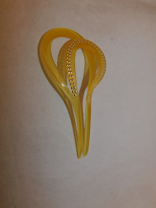 プラスチック簪 plastic work ornamental hair pin