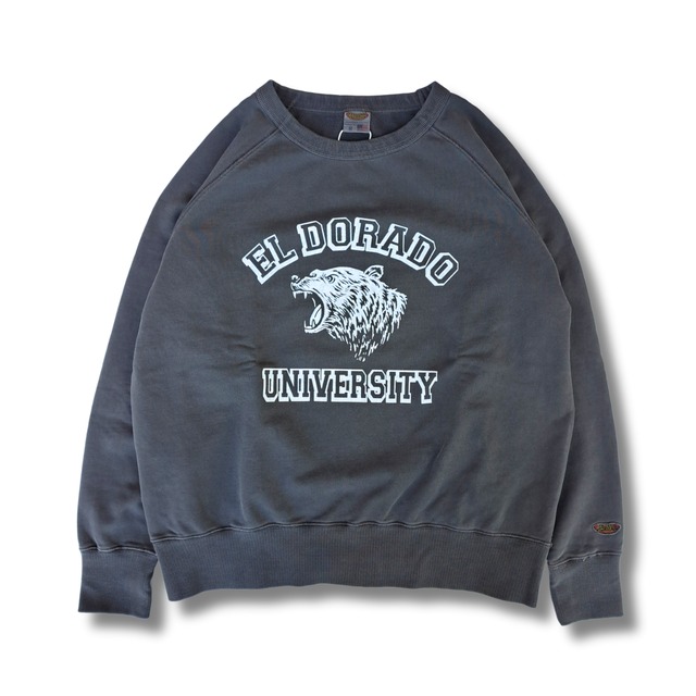 RED DOGS - pigment raglan sweat (charcoal)