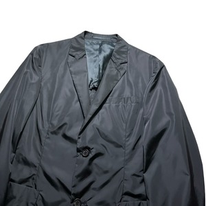 PRADA SPORT black nylon tailored jacket