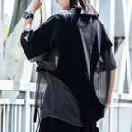 Irregular Patchwork Cut-Out Design Top(ME460)