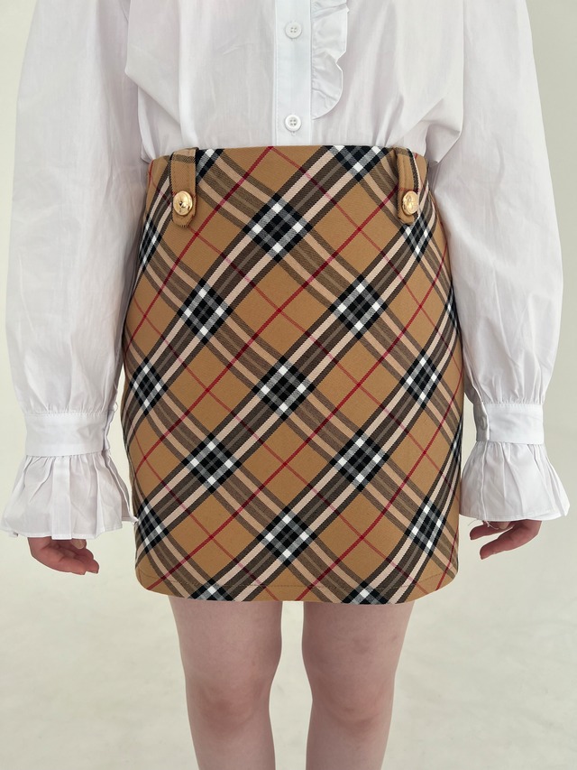 【GiGi viora】tartan check mini skirt