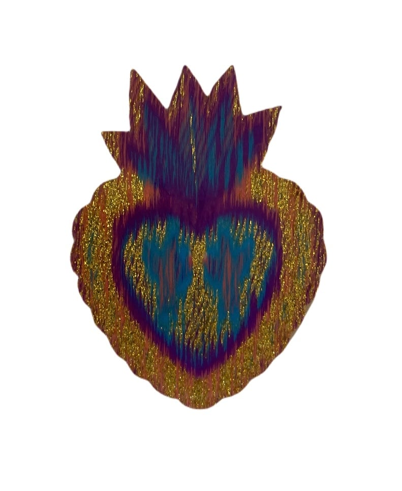 オリジナル】メキシコのオーナメント小鳥 デザインワッペン | daoruan