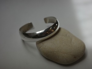 <vintage silver925>mexico wide bangle