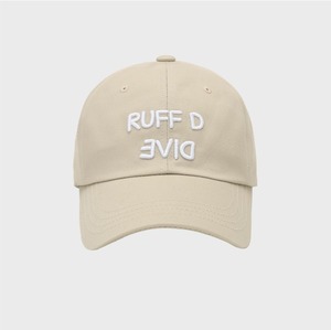 [RUFF D DIVE] Basic Logo Cap Beige 正規品 韓国ブランド 韓国通販 韓国代行 韓国ファッション