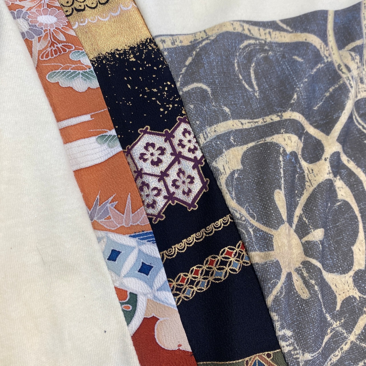 【tshirts245】XL size  KIMONO &  print T-SHIRTS