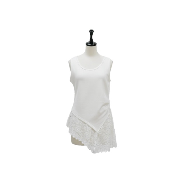 Scallop lace layered tops