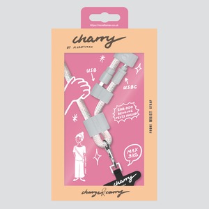 Charry - 淡いピンク(Type-C to Type-C)